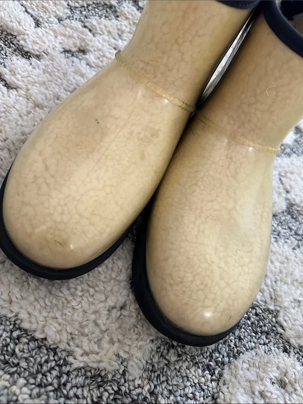 UGG Classic Clear Mini waterproof boot in Natural